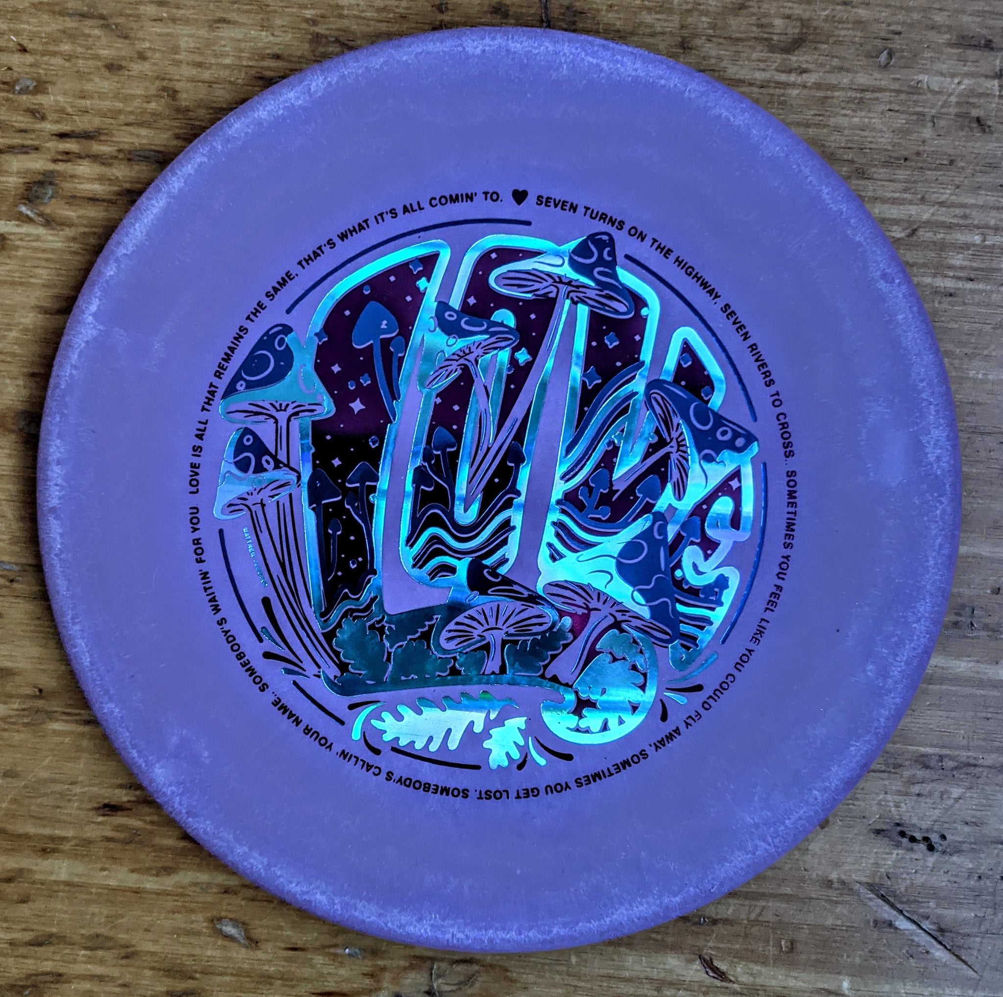 Funn & Frolic x Gateway SEVEN TURNS 174gm Wizard SS Disc Golf Putter / Allman Brothers