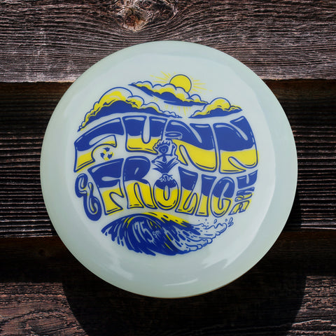 FUNN & FROLIC 175gm glow / ultimate frisbee