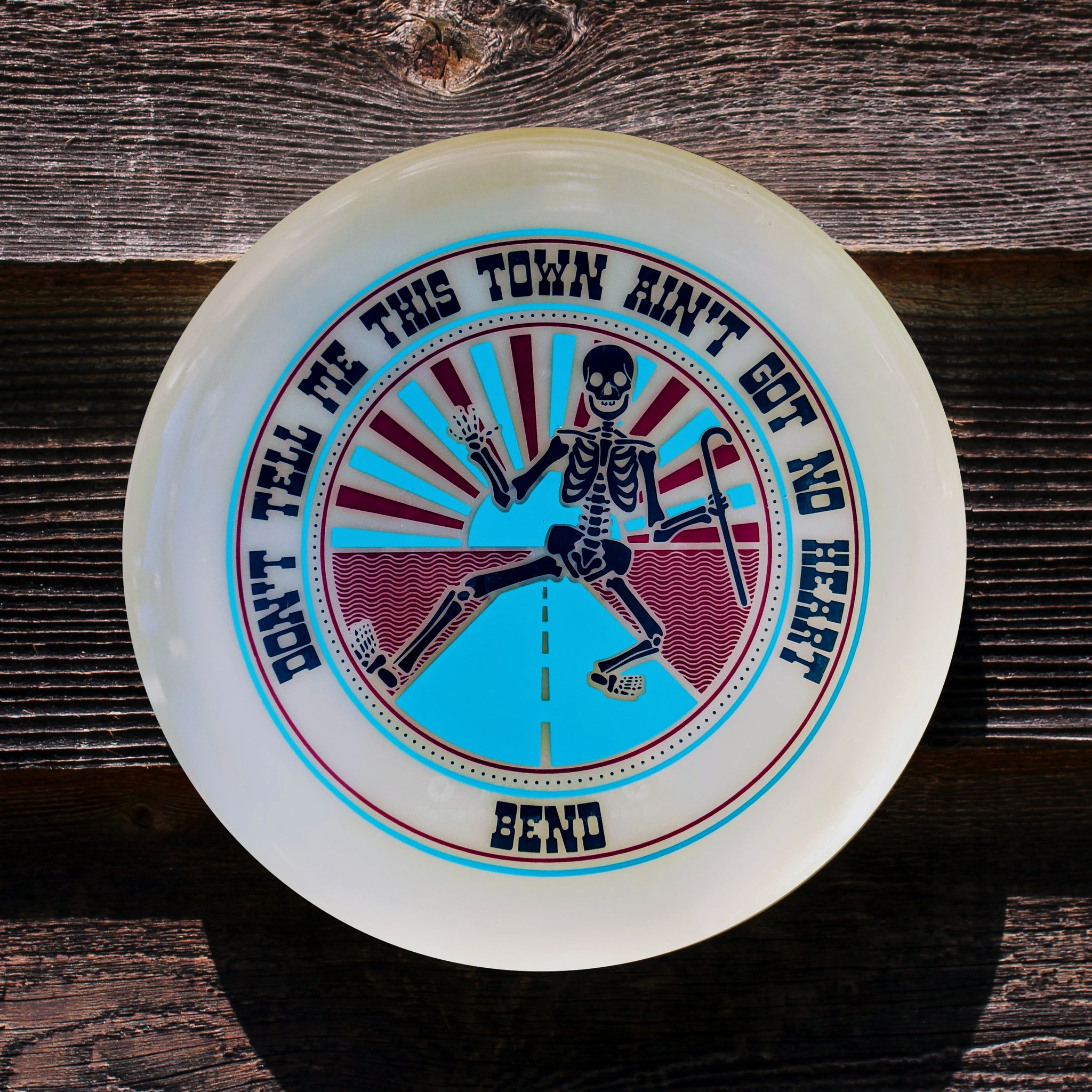 BEND SHAKEDOWN LE Poster Art Frisbee 175gm glow / grateful dead