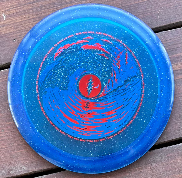 Funn & Frolic x Gateway BROKEDOWN Spear - Diamond Metal Flake 172gm Disc Golf Driver / grateful dead