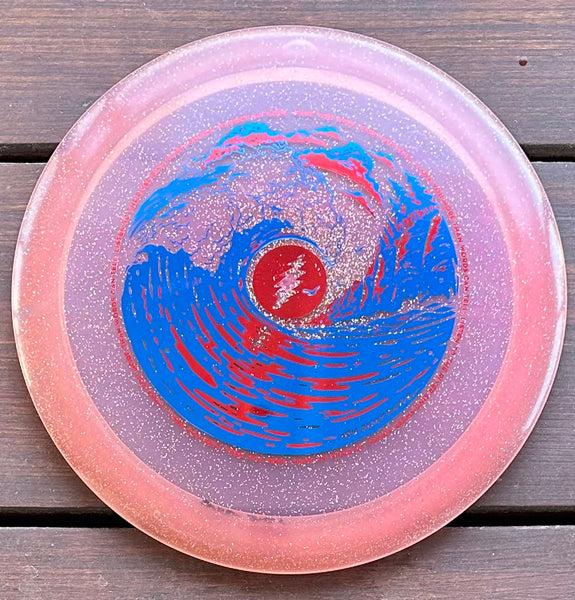Funn & Frolic x Gateway BROKEDOWN Spear - Diamond Metal Flake 172gm Disc Golf Driver / grateful dead