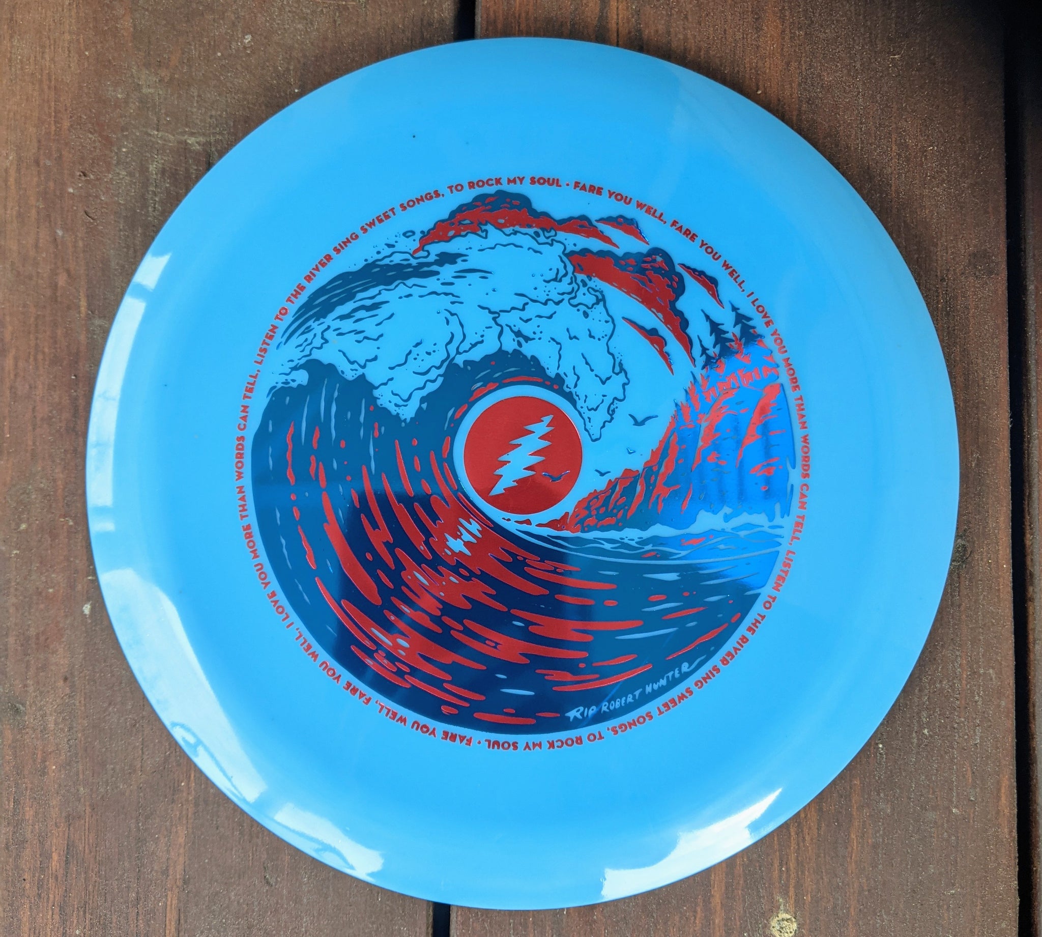 Funn & Frolic x Gateway BROKEDOWN Ether 175gm Disc Golf Driver / grateful dead