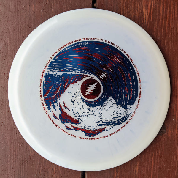 Funn & Frolic x Gateway BROKEDOWN Mystic Diamond Disc Golf Mid-range 179gm / grateful dead