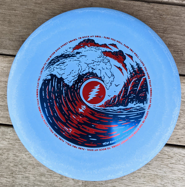 Funn & Frolic x Gateway BROKEDOWN Wizard SS Superglow 173gm Disc Golf Putter / grateful dead