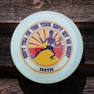 SHAKEDOWN DENVER Poster Art Frisbee 175gm glow / grateful dead
