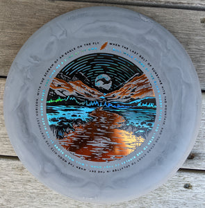 Funn & Frolic x Gateway MUDDY RIVER Wizard 172gm Disc Golf Putter / grateful dead