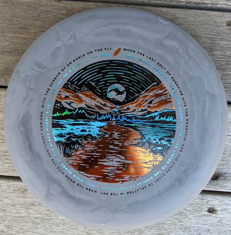 Funn & Frolic x Gateway MUDDY RIVER Wizard 172gm Disc Golf Putter / grateful dead