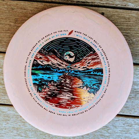 Funn & Frolic x Gateway MUDDY RIVER Wizard 172gm Disc Golf Putter / grateful dead