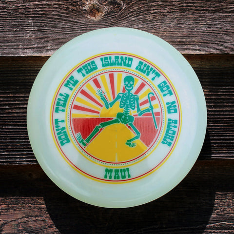 MAUI SHAKEDOWN POSTER ART FRISBEE 175gm glow -/ grateful dead