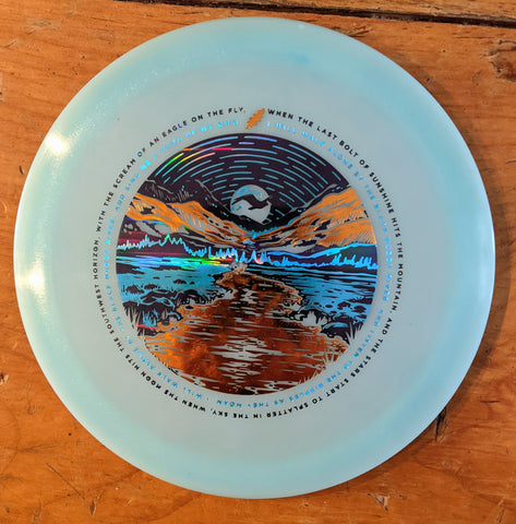 Funn & Frolic x Gateway MUDDY RIVER Blade 175gm Disc Golf Driver / grateful dead