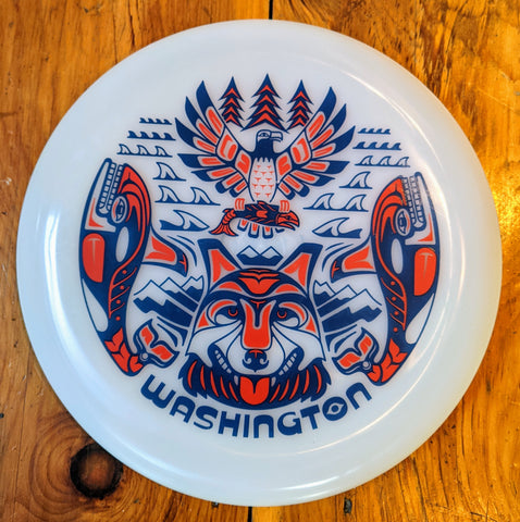 STATE OF WASHINGTON ORIGINAL WA 175gm glow / ultimate frisbee