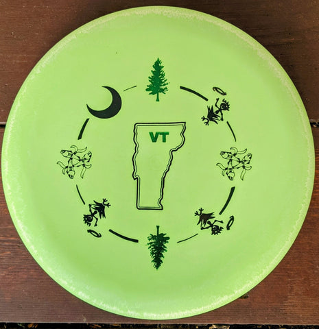 Funn & Frolic x Gateway STATE OF VERMONT Wizard Money Golf Disc Putter