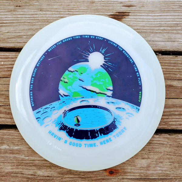 175gm frisbee, widespread panic gift, wsmfp, panic, john bell, widespread, widespread panic frisbee