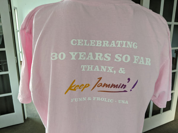 FUNN & FROLIC 30th Anniversary Keep Jammin´ Tee