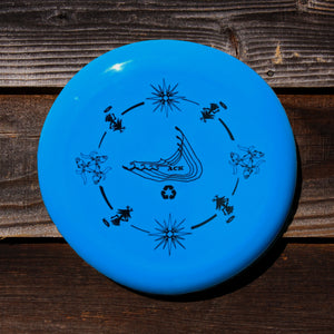 NANTUCKET ACK BLUE MAP  175gm glow / ultimate frisbee